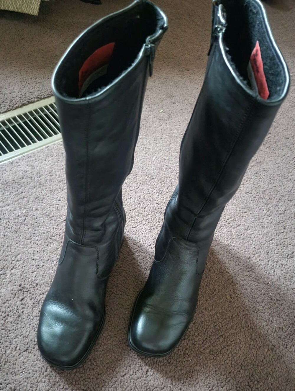 Rieker Knee-High Black Boots